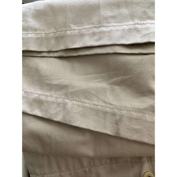 DION LEE Eyelet Tie Parachute Pant Cargo Straight Leg Chalk White Medium Y2K NEW - Picture 14 of 16